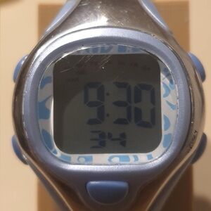 🦋10/$20🦋 TGHK Silver/Blue Digital Alarm Chrono Women's Watch